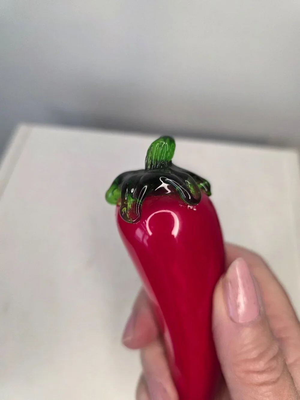 Art Glass Red Chili Pepper 7